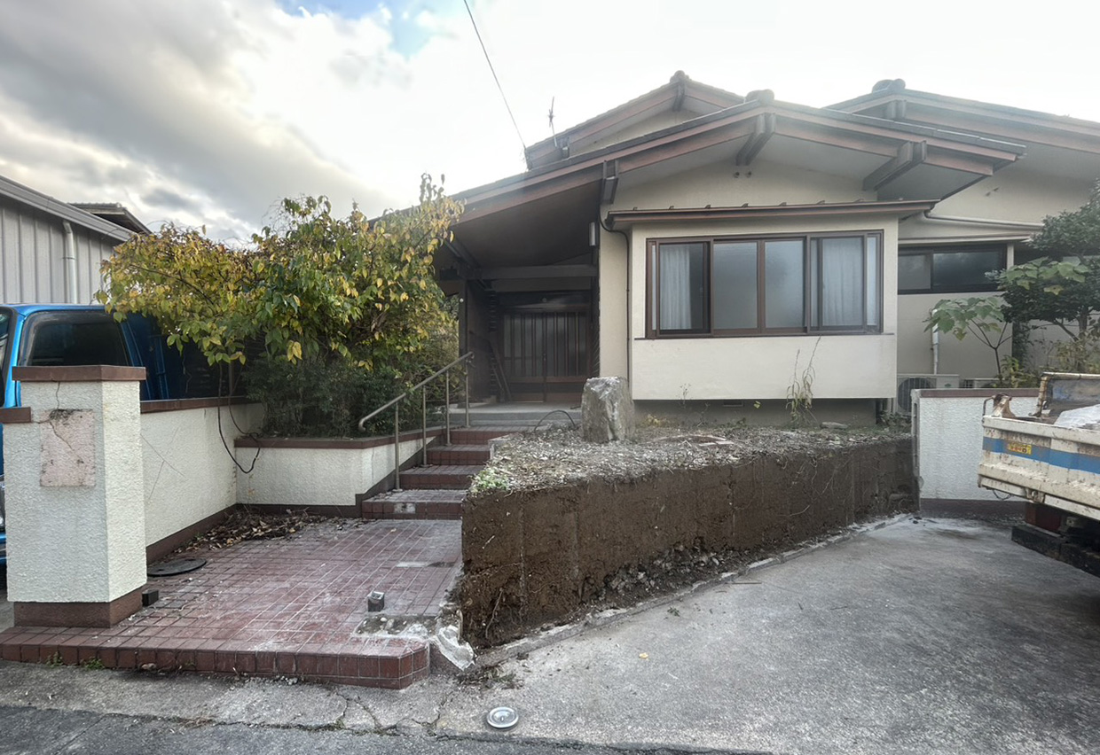 ブロック塀・フェンス・門柱などの外構解体