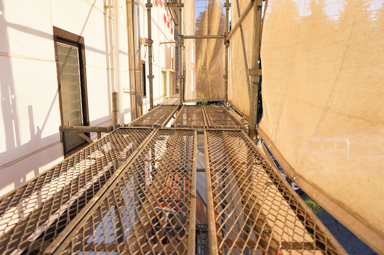 部分足場・短期足場の設置